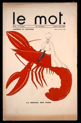Marschen mot Paris, affisch för ”Le Mot”, måndag 7 januari 1914